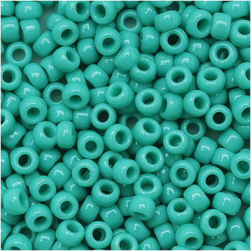 Toho Round Seed Beads 8/0 55 'Opaque Turquoise' 8 Gram Tube