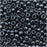 Toho Round Seed Beads 8/0 #81 'Metallic Hematite' 8 Gram Tube