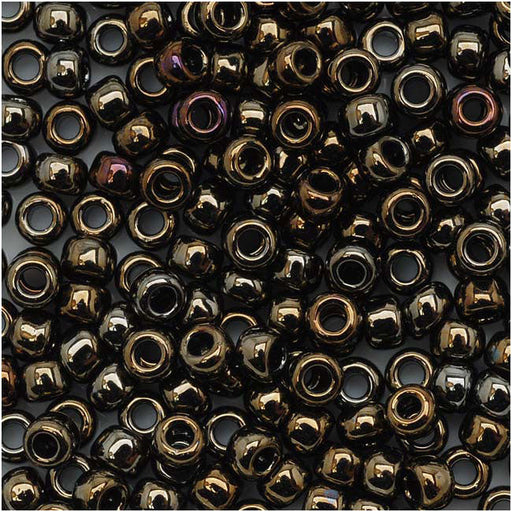 Toho Round Seed Beads 8/0 #83 'Metallic Iris Brown' 8 Gram Tube