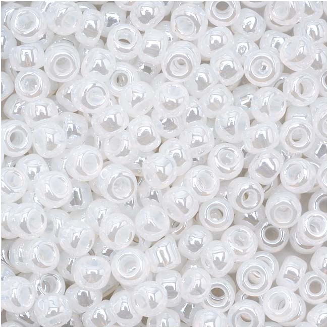Toho Round Seed Beads 8/0 141 'Ceylon Snowflake' 8 Gram Tube