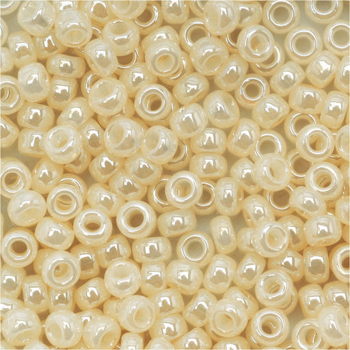 Toho Round Seed Beads 8/0 147 'Ceylon Lt Ivory' 8 Gram Tube