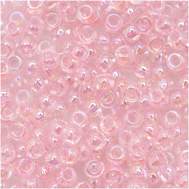 Toho Round Seed Beads 8/0 171 'Dyed Rainbow Ballerina Pink' 8 Gram Tube