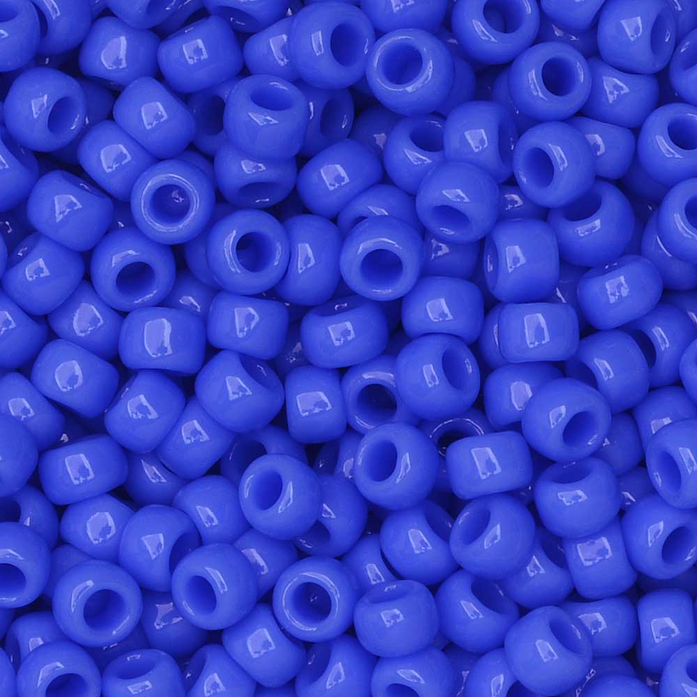 Toho Seed Beads, Round 8/0 #48L 'Opaque Periwinkle' (8 Grams)