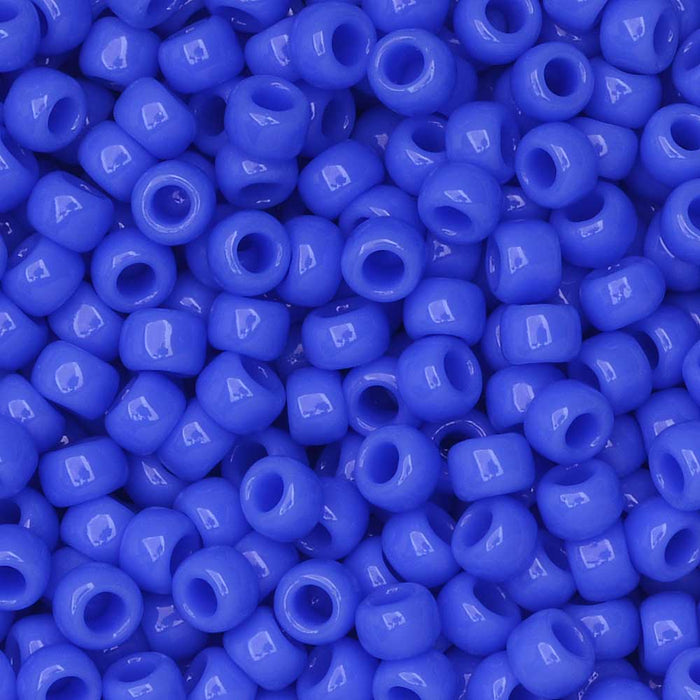 Toho Seed Beads, Round 8/0 #48L 'Opaque Periwinkle' (8 Grams)