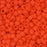 Toho Seed Beads, Round 8/0 #50F 'Opaque Frosted Sunset Orange' (8 Grams)