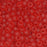 Toho Seed Beads, Round 8/0 #5BF 'Transparent Frosted Siam Ruby', 8 Grams
