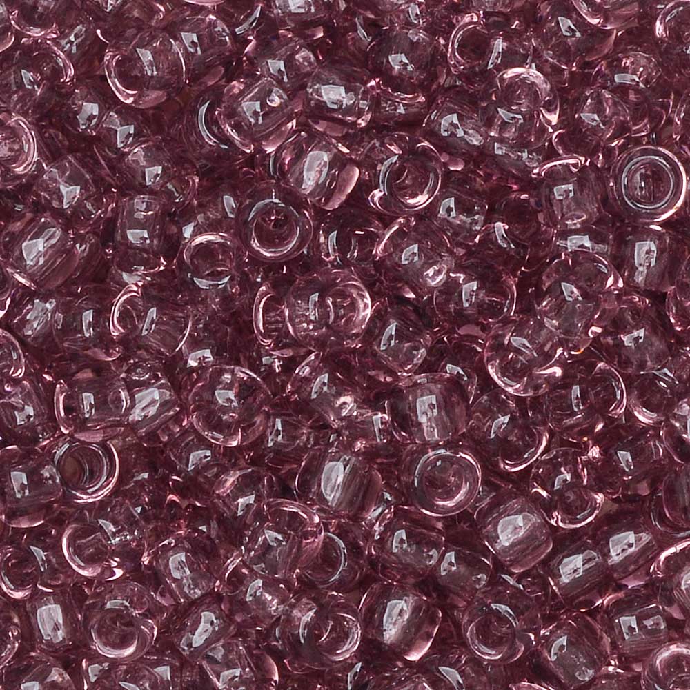 Toho Seed Beads, Round 8/0 #6 'Transparent Light Amethyst' (8 Grams)