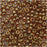 Toho Round Seed Beads 8/0 421 'Gold Lustered Transparent Pink' 8 Gram Tube