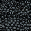 Toho Round Seed Beads 8/0 611 'Matte Opaque Gray' 8 Gram Tube