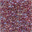 Toho Round Seed Beads 8/0 771 'Rainbow Crystal/Strawberry Lined' 8 Gram Tube