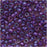 Toho Round Seed Beads 8/0 928 'Rainbow Rosaline/Opaque Purple Lined' 8 Gram Tube