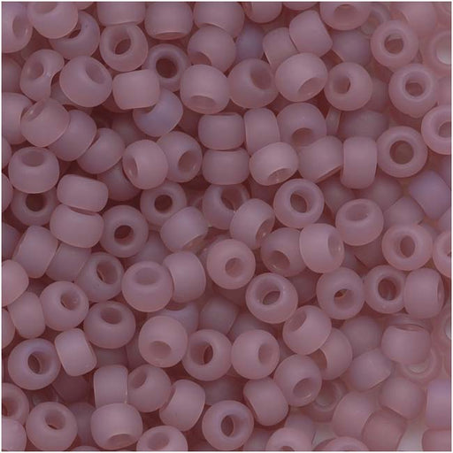 Toho Round Seed Beads 8/0 151F 'Ceylon Frosted Grape Mist' 8 Gram Tube