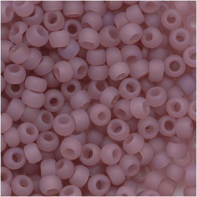 Toho Round Seed Beads 8/0 151F 'Ceylon Frosted Grape Mist' 8 Gram Tube