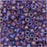Toho Round Seed Beads 8/0 166DF 'Transparent Rainbow Frosted Lt Tanzanite' (Tube)