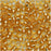 Toho Round Seed Beads 8/0 22B 'Silver Lined Med Topaz' 8 Gram Tube