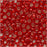 Toho Round Seed Beads 8/0 25C 'Silver Lined Ruby' 8 Gram Tube