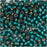 Toho Round Seed Beads 8/0 27BDF 'Silver Lined Frosted Teal' 8 Gram Tube