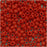Toho Round Seed Beads 8/0 45AF 'Opaque Frosted Cherry' 8 Gram Tube