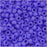 Toho Round Seed Beads 8/0 48LF 'Opaque Frosted Periwinkle' 8 Gram Tube