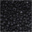 Toho Round Seed Beads 8/0 49F 'Opaque Frosted Jet' 8 Gram Tube