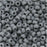 Toho Round Seed Beads 8/0 53F 'Opaque Frosted Gray' 8 Gram Tube