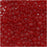Toho Round Seed Beads 8/0 5CF 'Transparent Frosted Ruby' 8 Gram Tube
