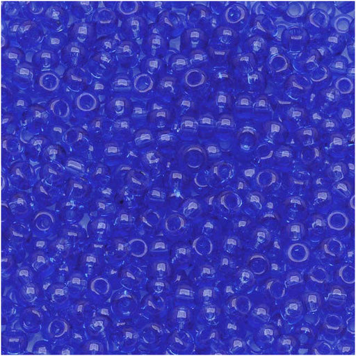 Toho Round Seed Beads 8/0 #942 Transparent Sapphire 8g