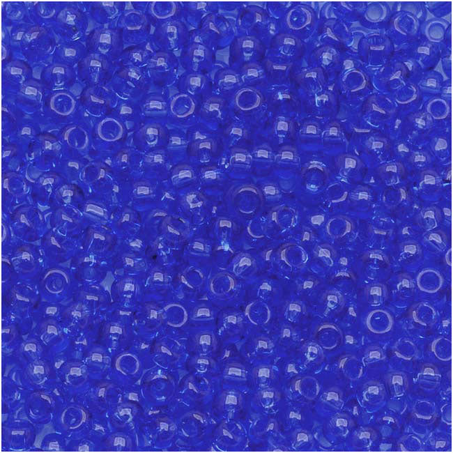 Toho Round Seed Beads 8/0 #942 Transparent Sapphire 8g