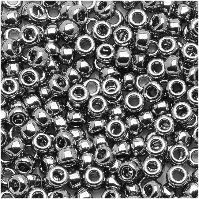 Toho Round Seed Beads 8/0 #711 - Nickel (8 Grams)
