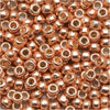 Toho Round Seed Beads 8/0 #PF551 - Permanent Finish Galvanized Rose Gold (8g)