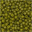 Toho Seed Beads, Round 8/0 Semi Glazed, 8 Gram Tube, Olive