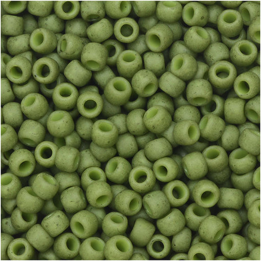 Toho Seed Beads, Round 8/0 Semi Glazed, Honeydew (8 Gram Tube)