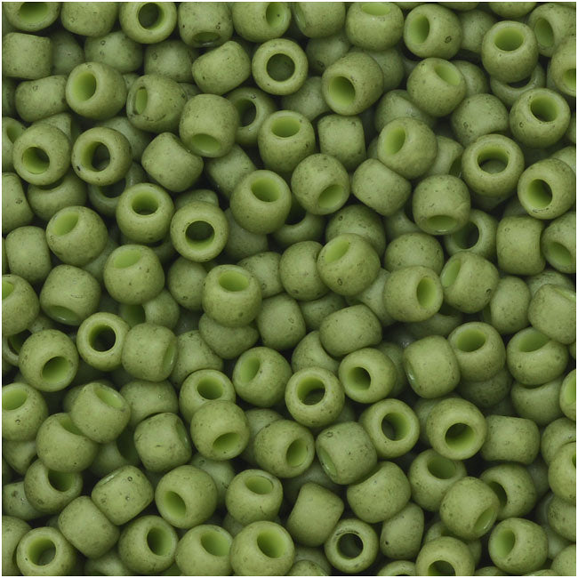 Toho Seed Beads, Round 8/0 Semi Glazed, Honeydew (8 Gram Tube)