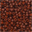 Toho Seed Beads, Round 8/0 Semi Glazed, Burnt Orange (8 Gram Tube)