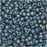 Toho Seed Beads, Round 8/0 Semi Glazed, Rainbow Blue Turquoise (8 Gram Tube)