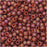 Toho Seed Beads, Round 8/0 Semi Glazed, Rainbow Orange (8 Gram Tube)