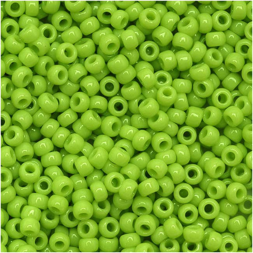 Toho Round Seed Beads 11/0 44 'Opaque Sour Apple' 8 Gram Tube