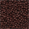 Toho Round Seed Beads 11/0 46 'Opaque Oxblood' 8 Gram Tube