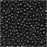 Toho Round Seed Beads 11/0 #49 'Opaque Jet' 8 Gram Tube