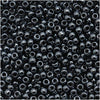 Toho Round Seed Beads 11/0 #81 'Metallic Hematite' 8 Gram Tube