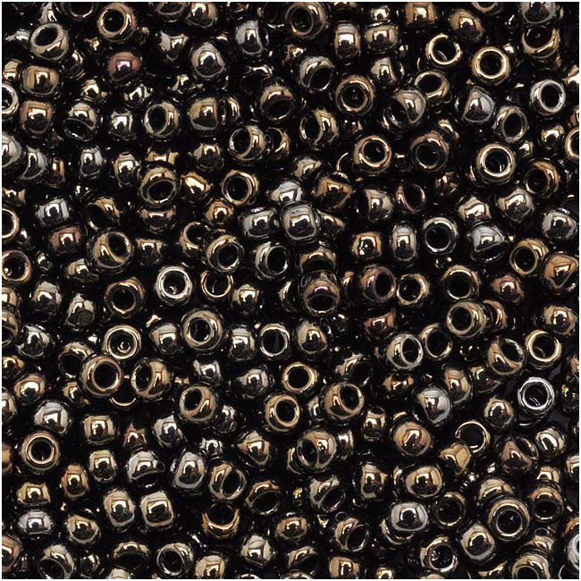 Toho Round Seed Beads 11/0 83 'Metallic Iris Brown' 8 Gram Tube