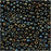Toho Round Seed Beads 11/0 84 'Metallic Iris Green/Brown' 8 Gram Tube