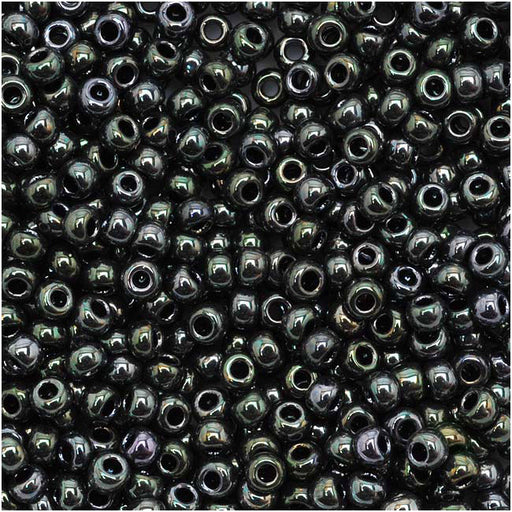 Toho Round Seed Beads 11/0 89 'Metallic Moss' 8 Gram Tube