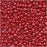 Toho Round Seed Beads 11/0 125 'Opaque Lustered Cherry' 8 Gram Tube