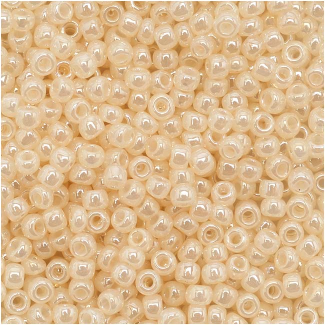 Toho Round Seed Beads 11/0 147 'Ceylon Lt Ivory' 8 Gram Tube