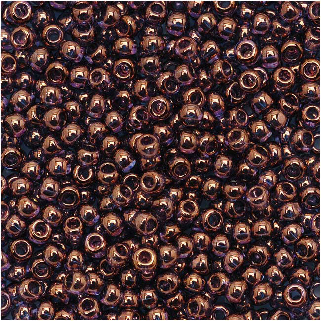Toho Round Seed Beads 11/0 201 'Gold Lustered Amethyst' 8 Gram Tube