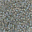 Toho Seed Beads, Round 11/0 #176AF 'Transparent Rainbow Frosted Black Diamond' (8 Grams)