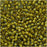 Toho Round Seed Beads 11/0 246 'Luster Black Diamond/Opaque Yellow Lined' 8 Gram Tube