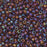 Toho Seed Beads, Round 11/0 #177F 'Transparent Rainbow Frosted Smoky Topaz' (8 Grams)