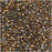 Toho Round Seed Beads 11/0 262 'Crystal/Gold Lined' 8 Gram Tube